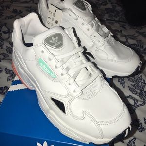 White Adidas Falcons. BRAND NEW
